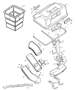 Part Location Diagram of F-96900 Briggs and Stratton Instruction Book